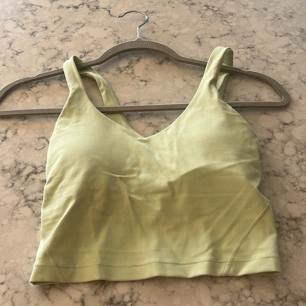 Lululemon align tank. Minty green. Barely worn.